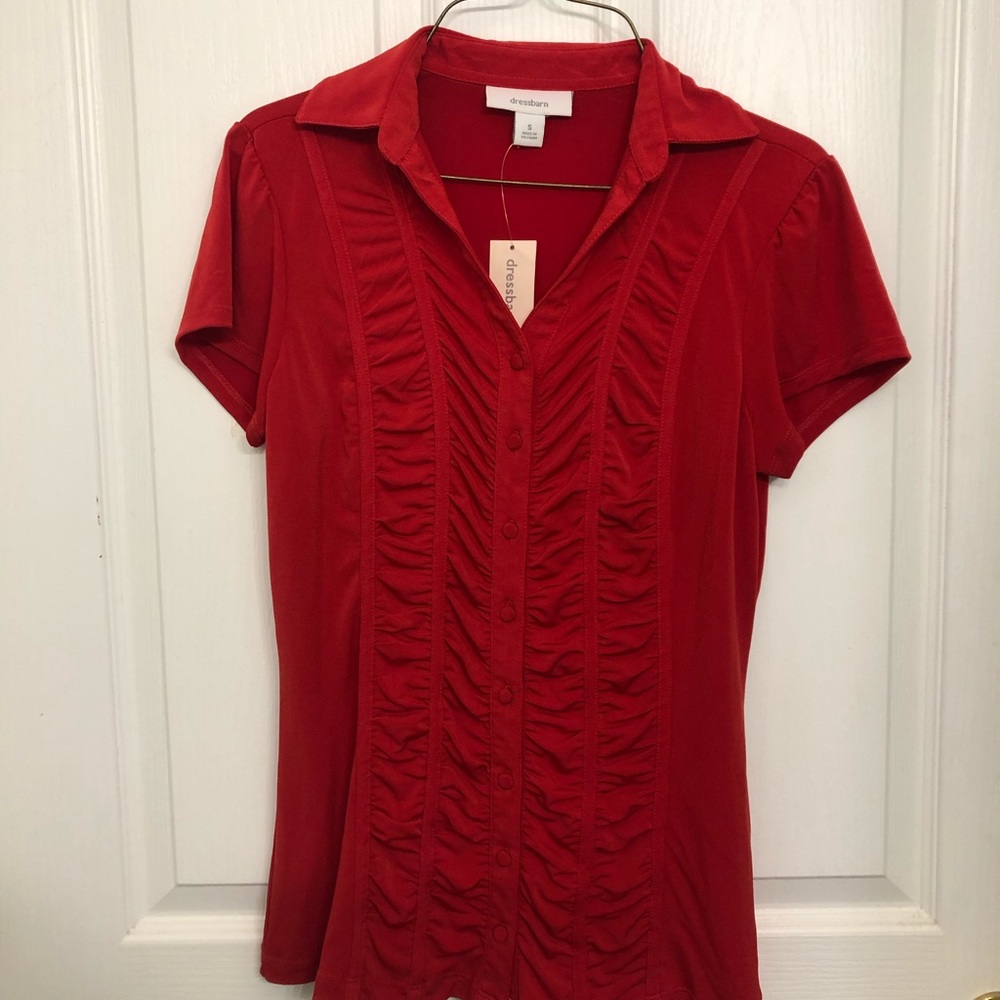 Women’s Red Dressbarn Blouse